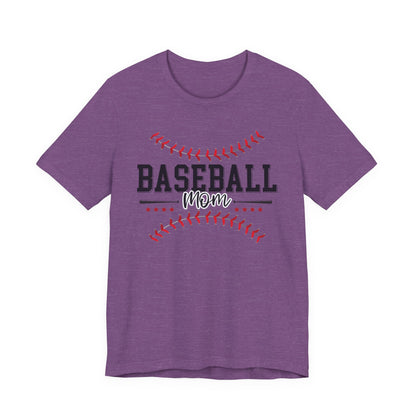 Baseball Mom Unisex Tee, Sports Fan Shirt, Team Mom T-Shirt, Mother's Day Gift, Game Day Apparel, Baseball Mom Shirt