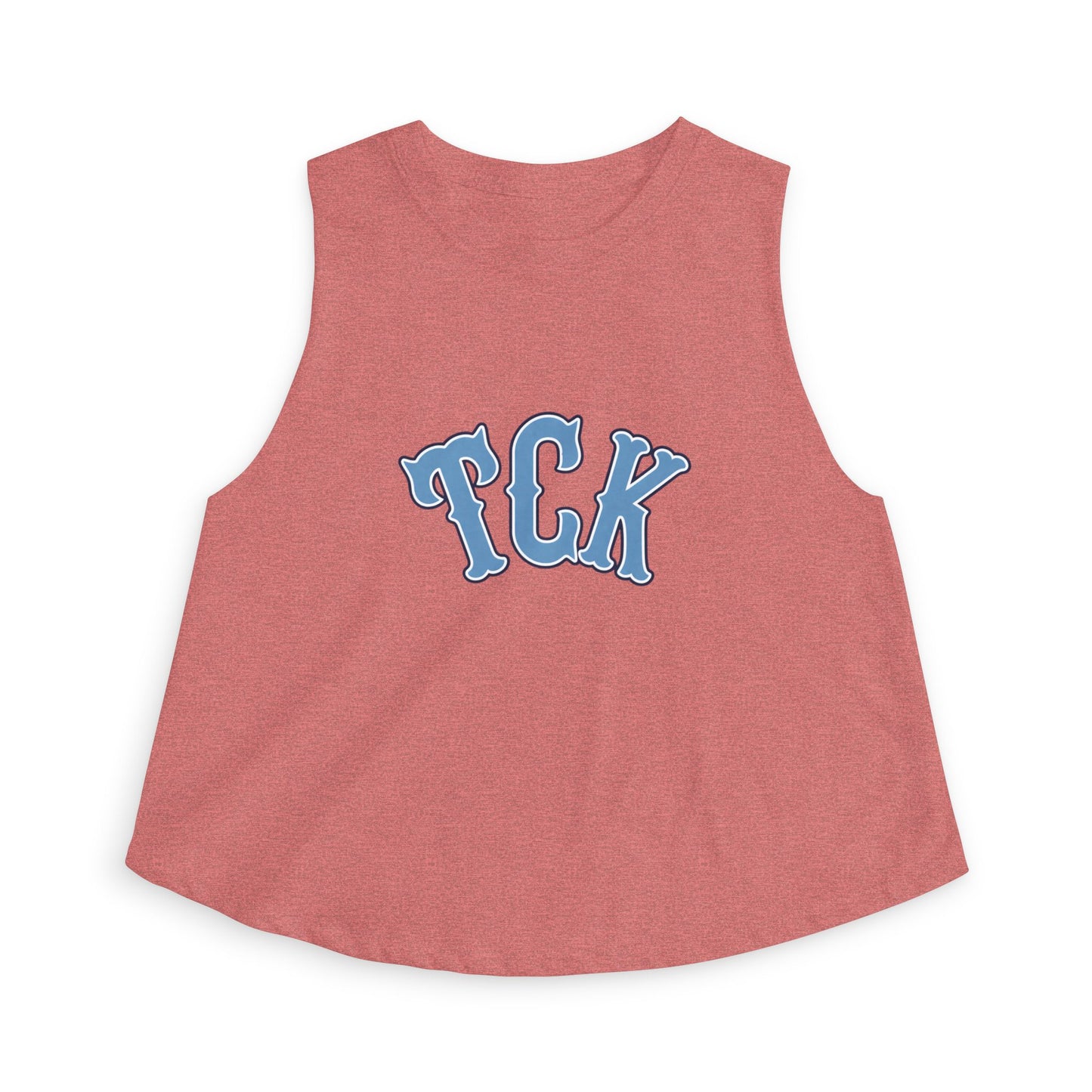 TCK Crop Top — Vintage Lettering Athletic Tank Top for Women