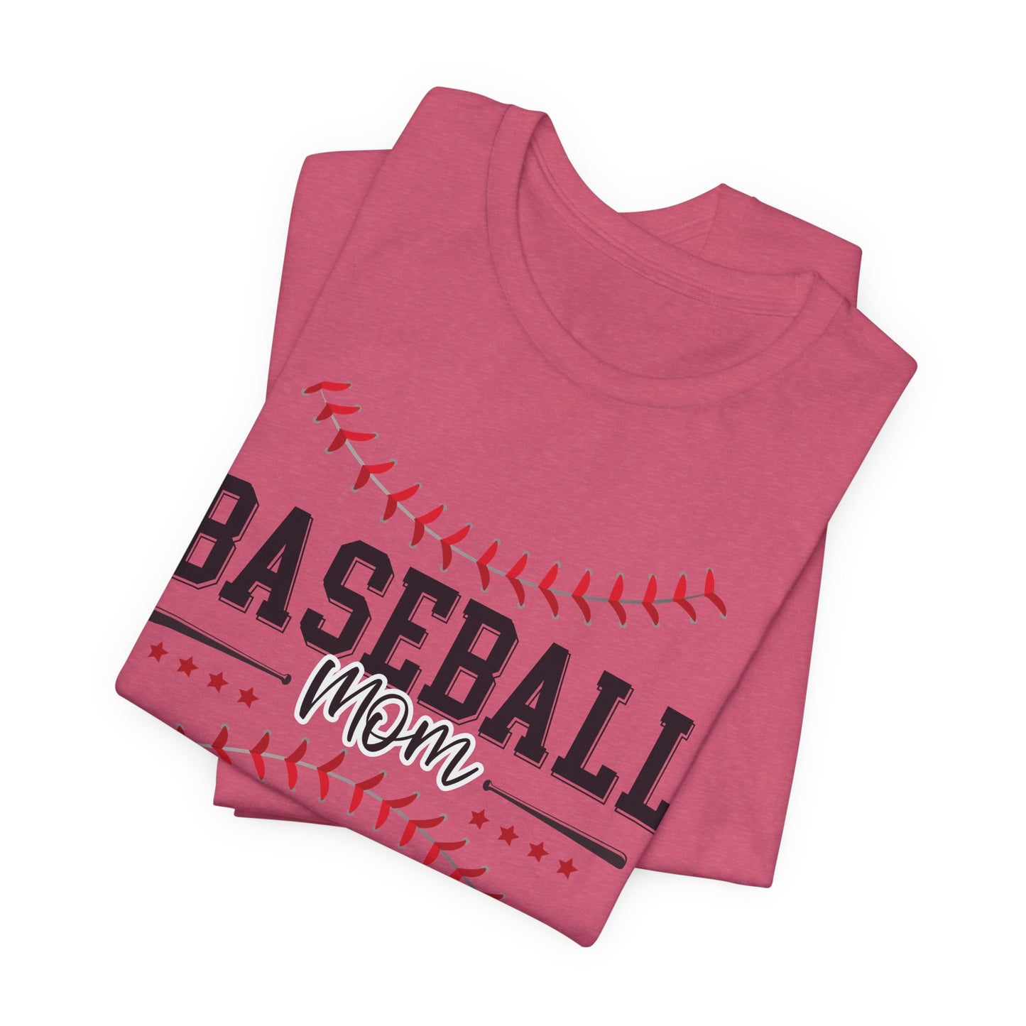 Baseball Mom Unisex Tee, Sports Fan Shirt, Team Mom T-Shirt, Mother's Day Gift, Game Day Apparel, Baseball Mom Shirt