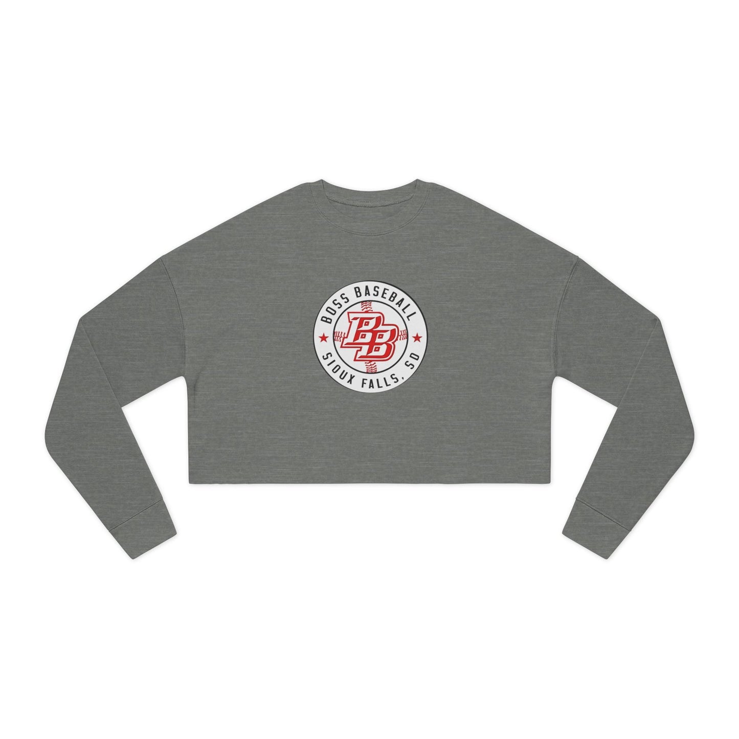 Boss Baseball Cropped Sweatshirt — South Falls Team Logo