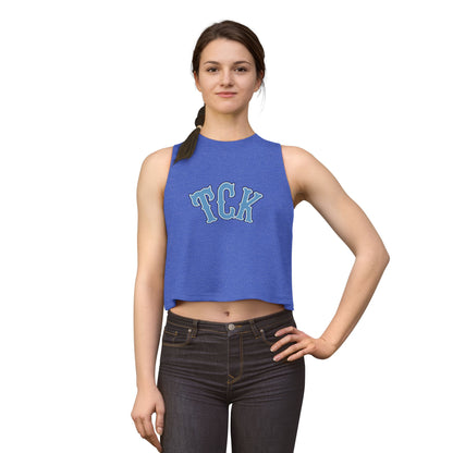TCK Crop Top — Vintage Lettering Athletic Tank Top for Women