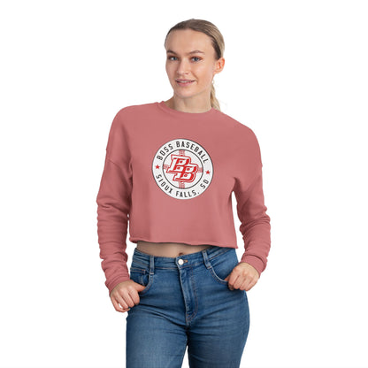 Boss Baseball Cropped Sweatshirt — South Falls Team Logo