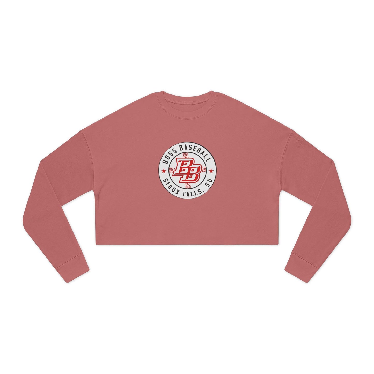 Boss Baseball Cropped Sweatshirt — South Falls Team Logo