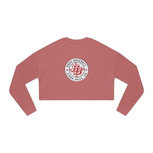 Boss Baseball Cropped Sweatshirt — South Falls Team Logo