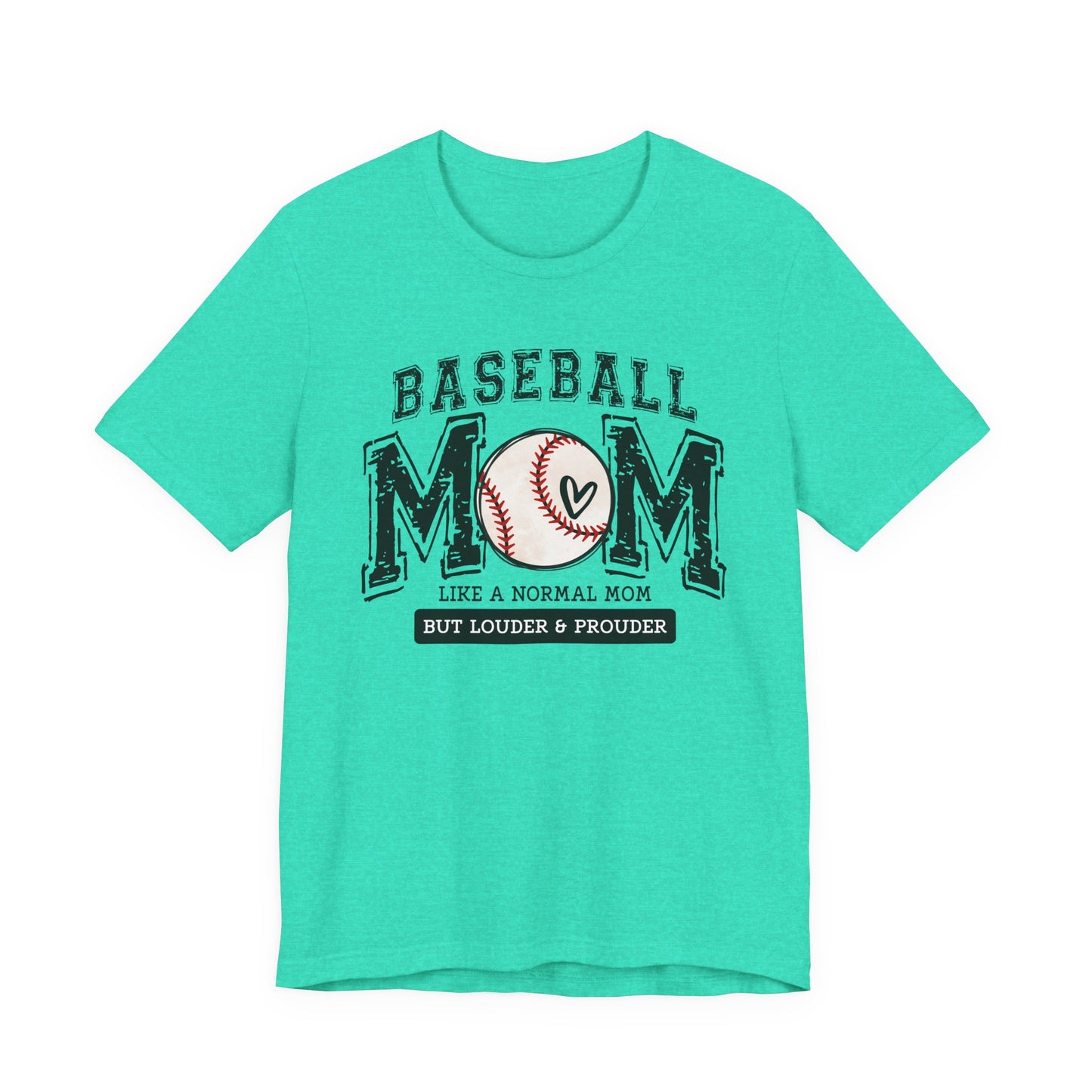 Funny Mom Baseball Tee, Loud Mama Shirt, Mother's Day Gift, Mom Life Apparel, Unisex Jersey Short Sleeve Tee