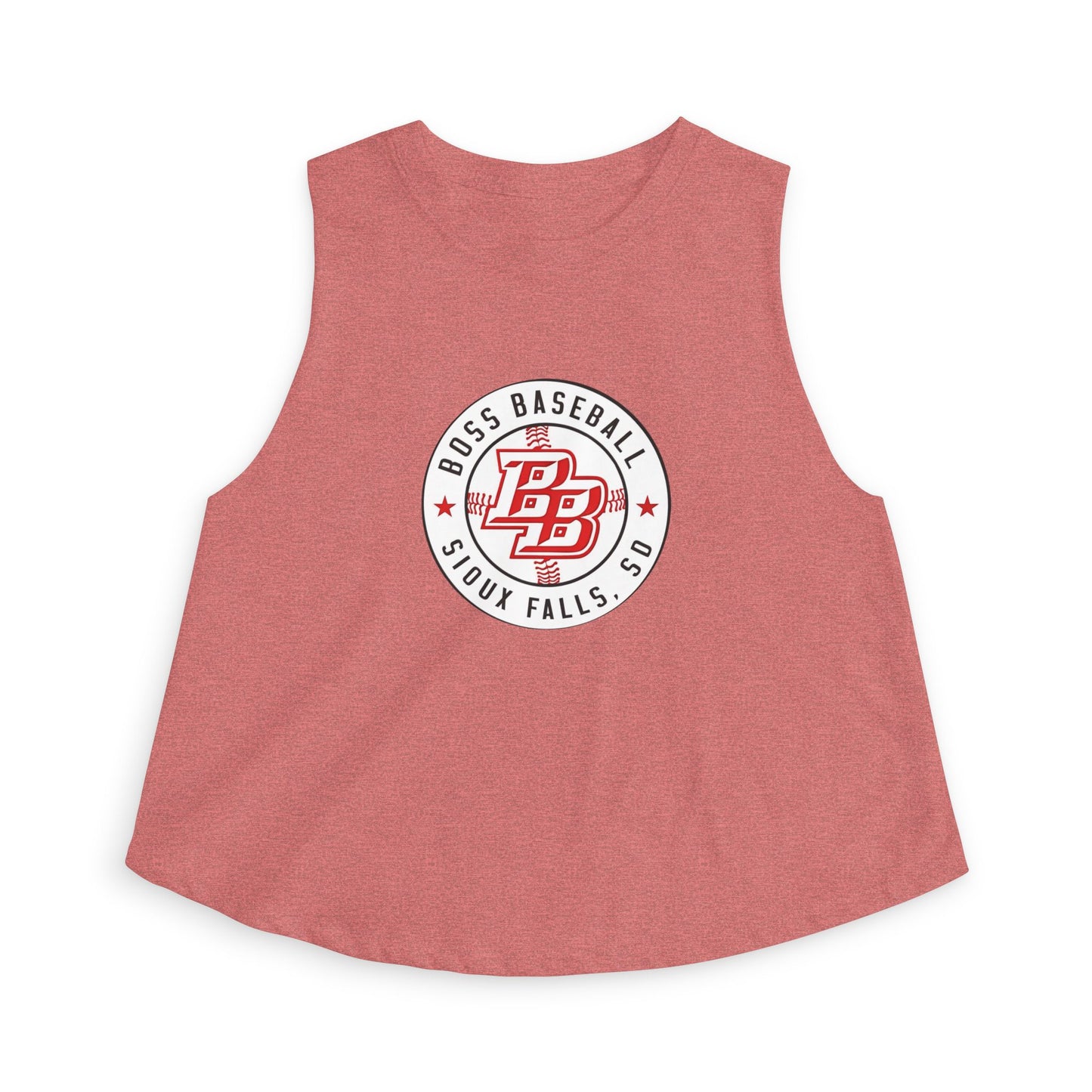 Boss Baseball Sioux Falls Crop Top — Women's Athletic Baseball Tank