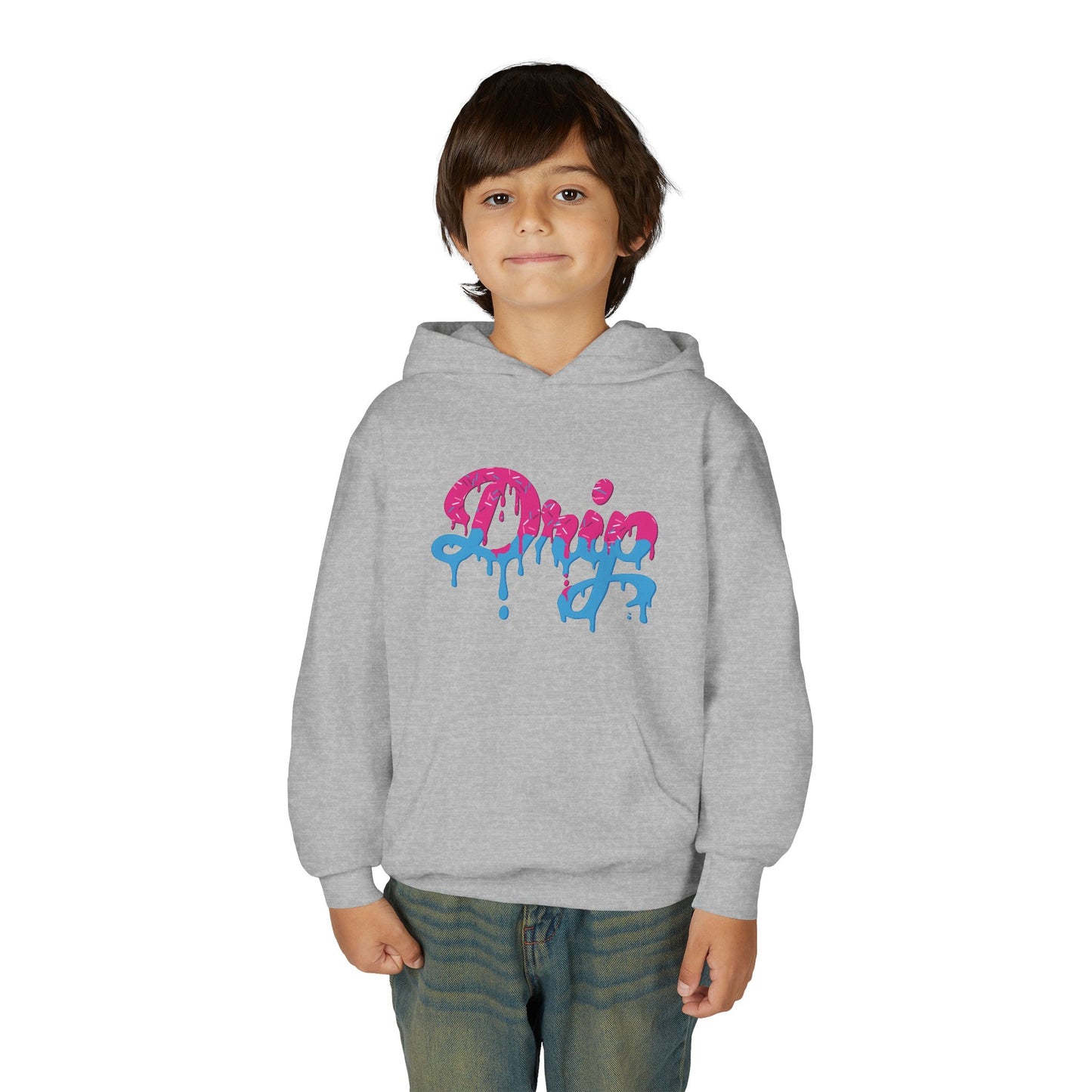 Home Plate Waffle Cone Drip Youth Hoodie