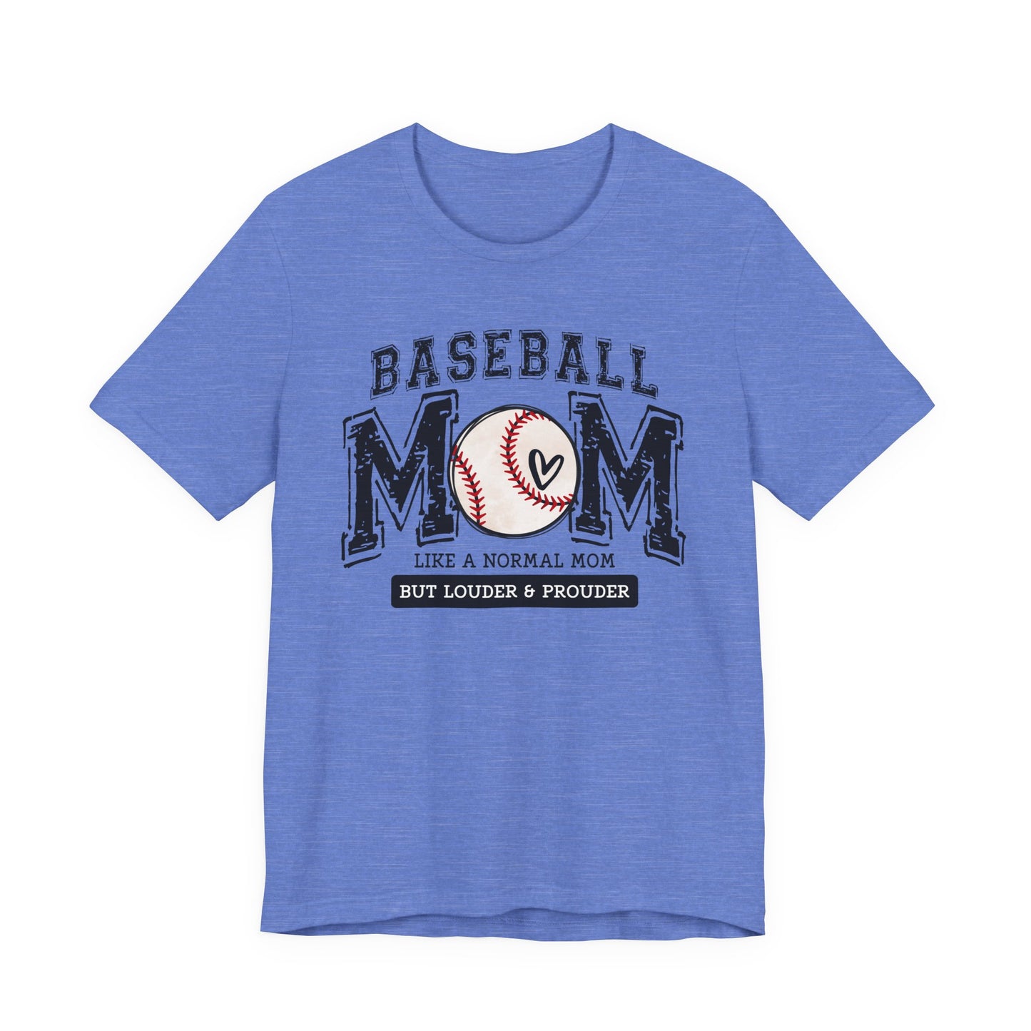 Funny Mom Baseball Tee, Loud Mama Shirt, Mother's Day Gift, Mom Life Apparel, Unisex Jersey Short Sleeve Tee