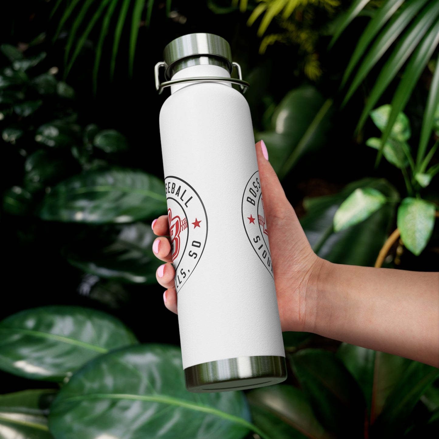 Boss Baseball 22oz Insulated Water Bottle — Copper Vacuum Travel Flask