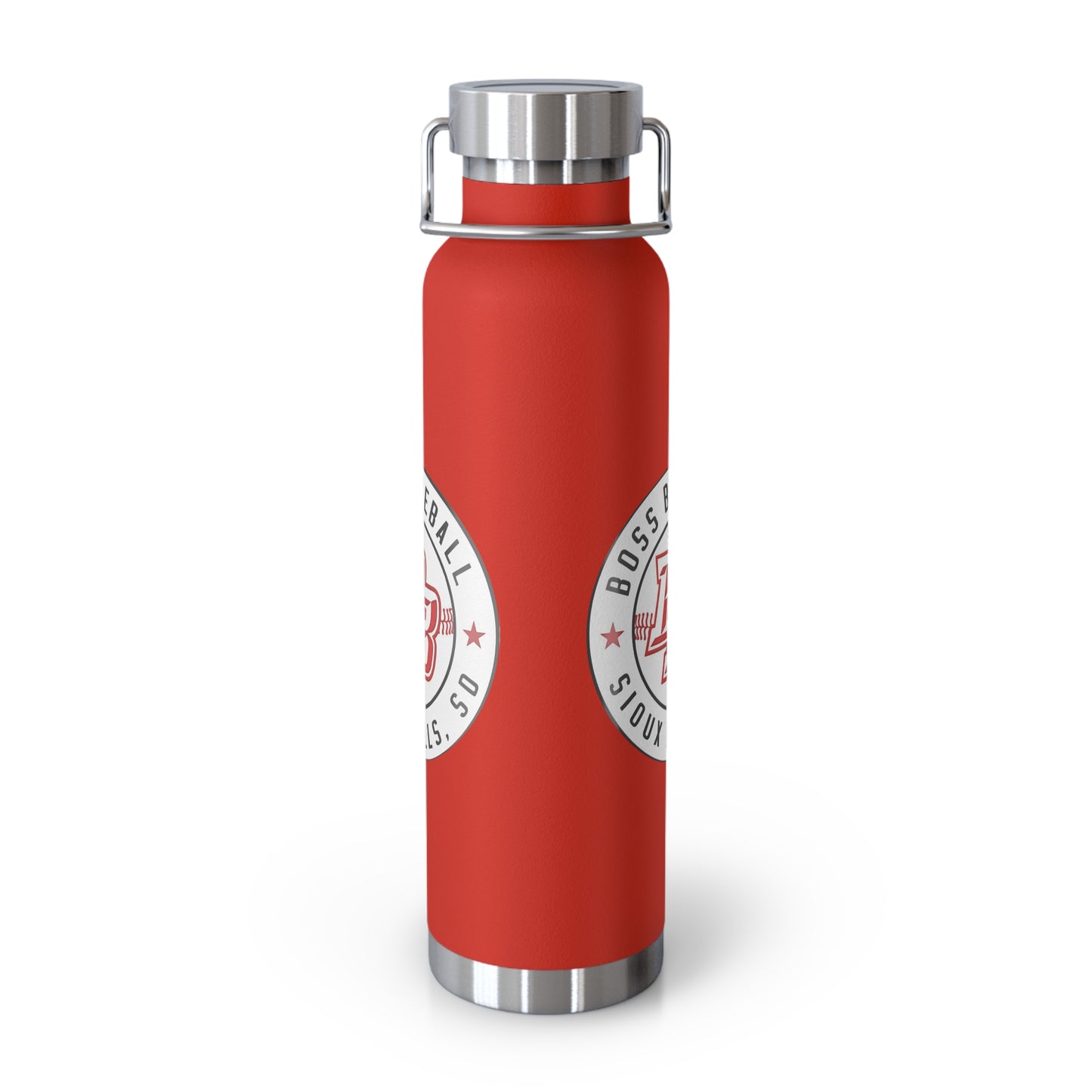 Boss Baseball 22oz Insulated Water Bottle — Copper Vacuum Travel Flask