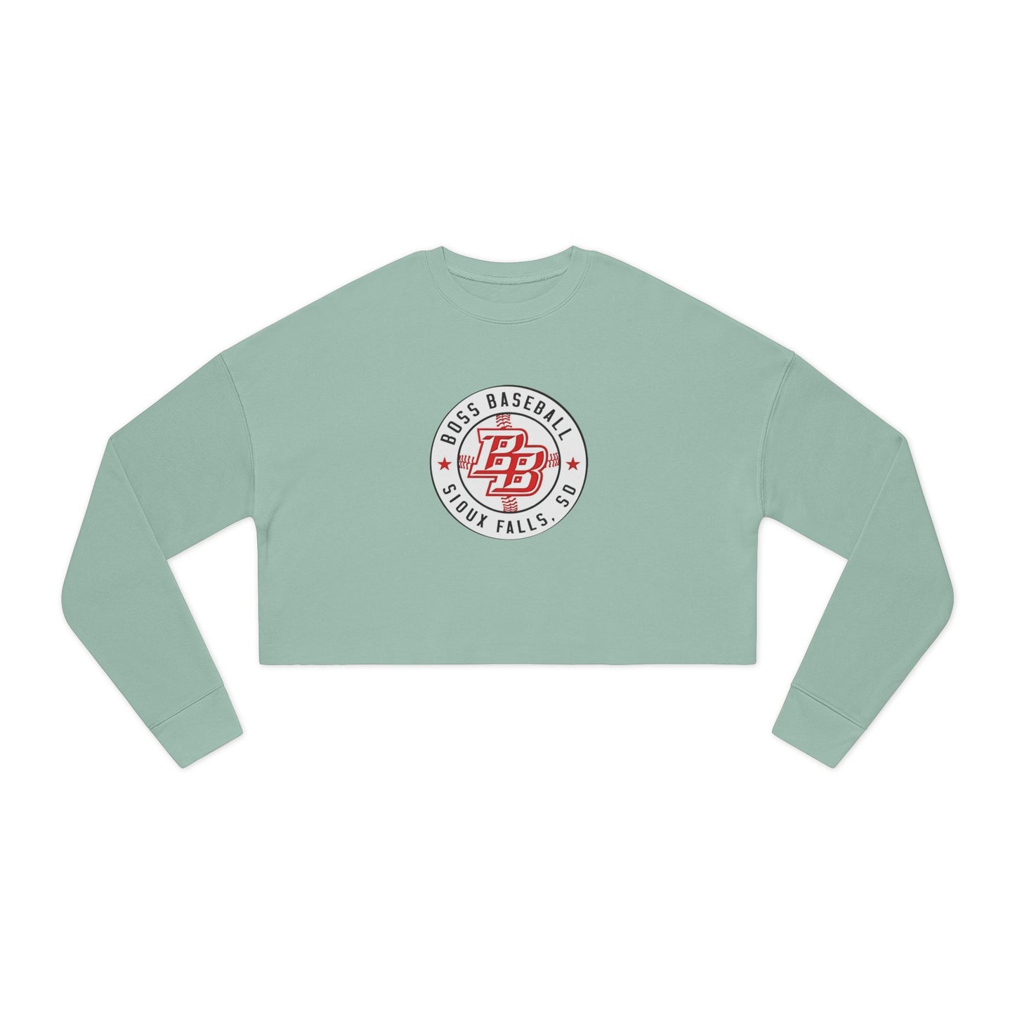 Boss Baseball Cropped Sweatshirt — South Falls Team Logo