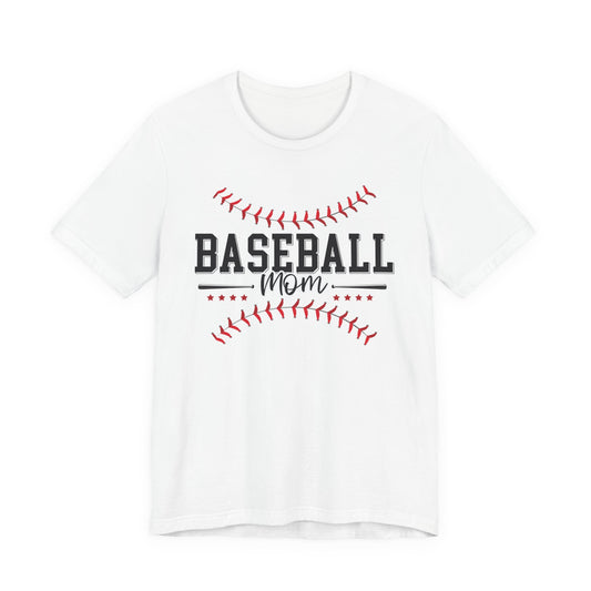Baseball Mom Unisex Tee, Sports Fan Shirt, Team Mom T-Shirt, Mother's Day Gift, Game Day Apparel, Baseball Mom Shirt