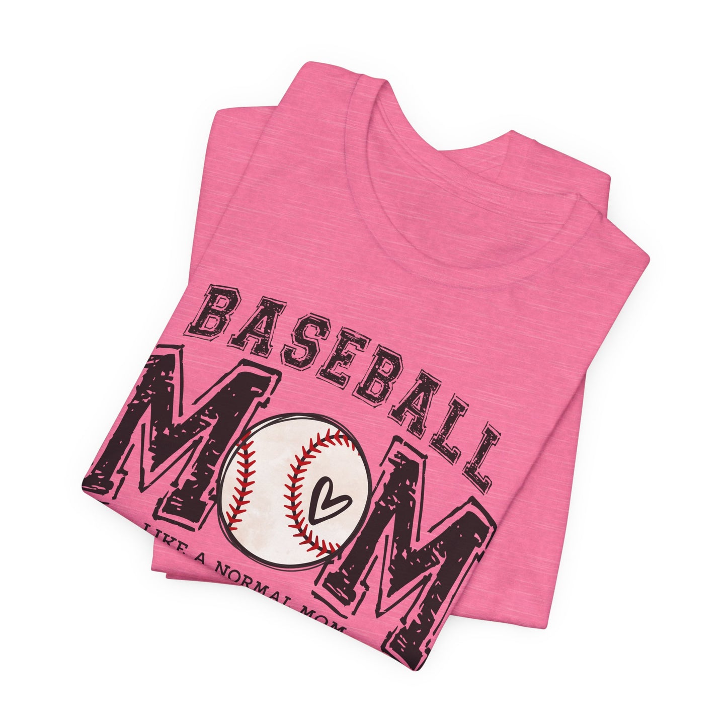 Funny Mom Baseball Tee, Loud Mama Shirt, Mother's Day Gift, Mom Life Apparel, Unisex Jersey Short Sleeve Tee
