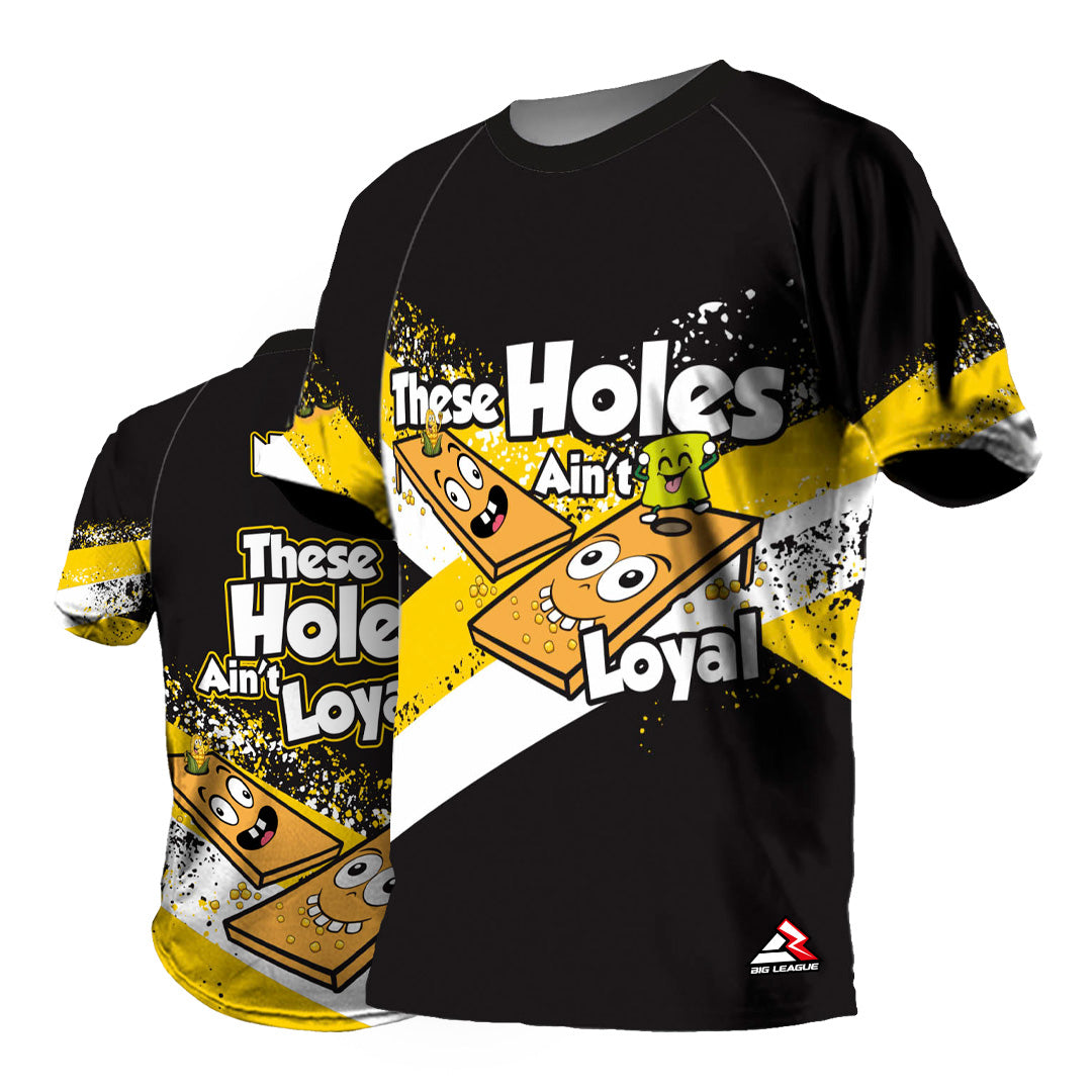 Party-Ready Cornhole Set - These Holes Ain't Loyal