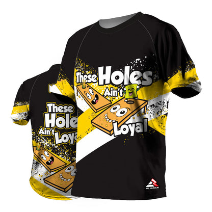 Party-Ready Cornhole Set - These Holes Ain't Loyal