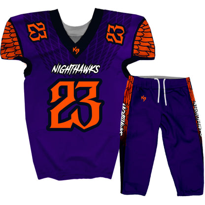 Nighthawks Tackle Football Uniforms