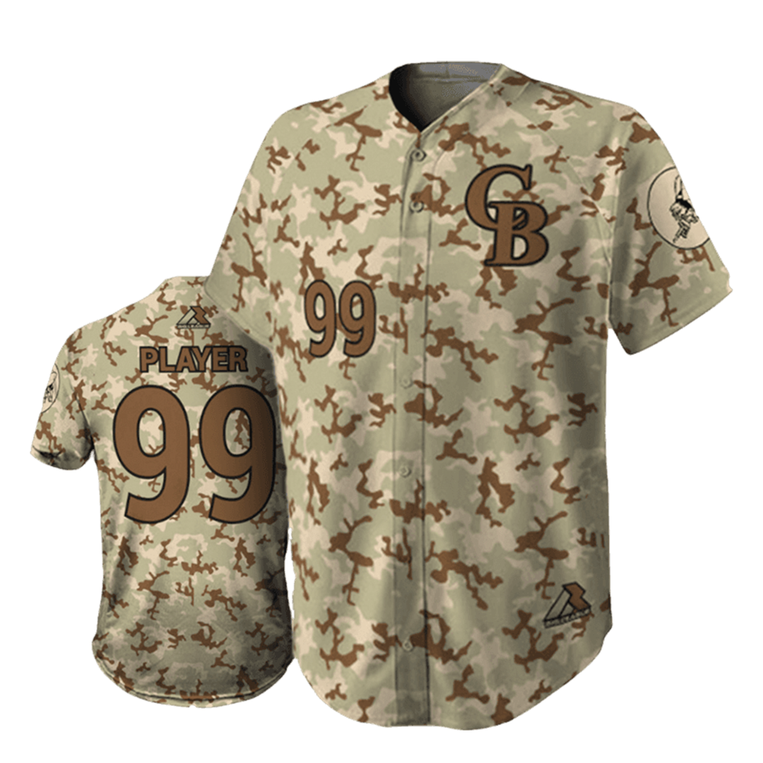 The Bees Full Button - Baseball