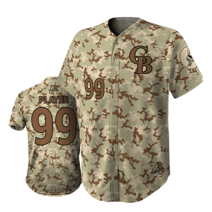 The Bees Full Button - Baseball