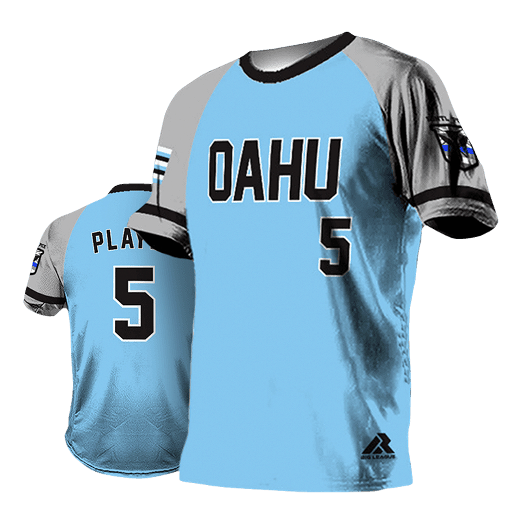 Waipahu Aja - Grey Sleeve - Baseball