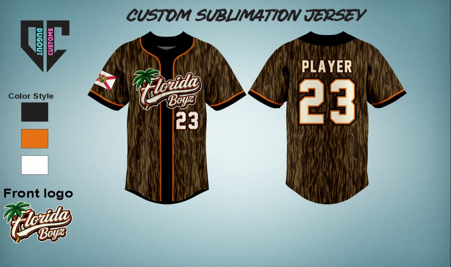 Florida Boyz Camo Game Jersey